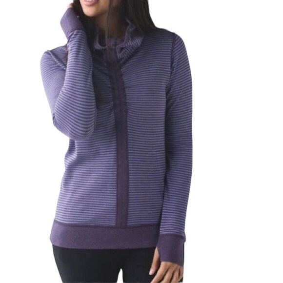 Lululemon In a Cinch Reversible Pullover Purple Top - Picture 8 of 14